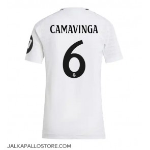 Real Madrid Eduardo Camavinga #6 Kotipaita Naisten 2024-25 Lyhythihainen